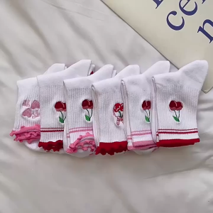Cotton Cafe Pilates Grip Socks Fashionable Cute Womens Non-Slip Yoga Breathable Grip Sport Socks