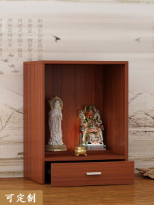 Home Use Buddha Niche Altar Table God Statue Tablet Guan Gong Guanyin Worship Table Feng Shui Business Success Luck Enhance