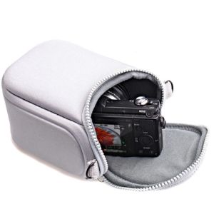 Camera Bag Case Pouch for Sony A5100 A5000 A6000 A6300 RX1R II NEX-5T 5N 5R 6 7 F3 3N EOS SONY M2M3M5M6M10M50 with Shoulder Strap Soft Camera Case Bag Cover for Canon EOS M200 EOS M100 EOS M10 EOS M6 EOS M3 EOS M2 EOS M