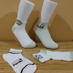 S3PD 5Pasang Kaus Kaki Wanita Remaja Dewasa Lucu Kaos Kaki Pendek Panda Import Kualitas Premium