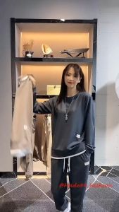 Bộ Thể Thao Nam Thu Đông Dài Tay Chất Tổ Ong Mềm Nhẹ Bộ Đồ Nam Trơn Không Cổ Mặc Nhà Cao Cấp BN04 -  MINHSTORE66