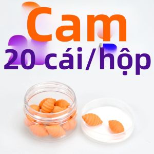 Bộ 20 Viên Mồi Câu Cá Chép Dạng Nổi Phụ Kiện Làm Mồi Nổi Nhiều Màu Sắc Hình Bầu Dục Tròn 18mm