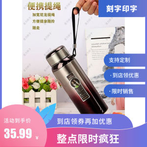 Kingly Large Capacity Stainless Steel Insulated Water Bottle Fitness Sports Outdoor Portable Men Women Water Cup Beverage Container