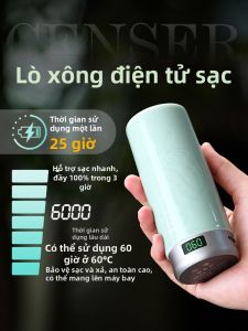 FUSHENGTANG | Bộ Đốt Hương Di Động Điều Chỉnh Nhiệt Độ & Định Thời