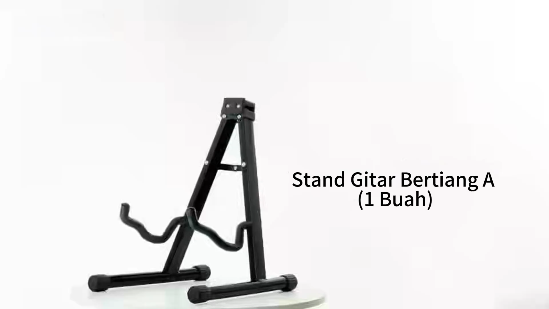 KAWES  Rak Gitar Lipat dengan Lengan Karet Anti-selip dan Busa Cocok untuk Gitar Akustik Gitar Listrik Bass Ukulele dan Banjo