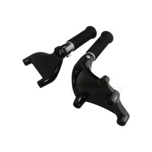 Harley Sportster XL 48 883 1200 Chân Sau Tựa Gắn Bộ Đen Bàn Đạp Sắt Cho Hành Khách 2014-2023 Phụ Cho Xe Máy