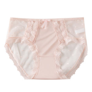Quần lót ren nữ MiiOW vải cotton không đường may thoáng khí.