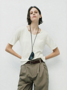edition | Silk Knit Short Sleeve T-Shirt