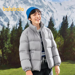 balabala Children Down Coat Boys Baby ChildrenS Clothing 2023 New Girl Winter Parent-Child Clothing Foreign Style Coat