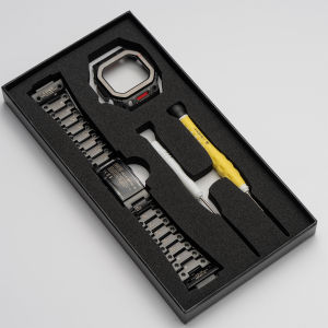 Modification Kit for DW-5600 DW5700/5735/5750 Metal Bezel Set for GLS5600 Stainless Steel Case for Casioak GWX-5600