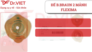 [Lẻ 1 Cái/Hộp 5 Cái] Đế Dán Hậu Môn Nhân Tạo B.Braun Flexima 2 Mảnh - Bám Dính Tốt Chống Rát Da