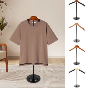T Shirt Display Stand Metal T Shape Display Holder Adjustable Height Clothes Display Holder Outfits Hangers Suitable for Home