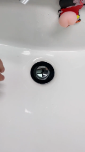 Nút Nhấn Chặn Nước Lavabo Inox Lõi Đồng - Bộ Lọc Rác Bồn Rửa Mặt Thông Minh Chống Tắc Nghẽn / Phụ Kiện Phòng Tắm Cao Cấp