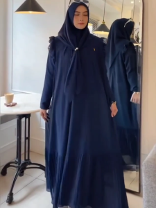 COD GAMIS SET HIJAB GAMIS WANITA MUSLIM TERBARU DRESS KEKINIAN DRESS MUSLIM TERBARU