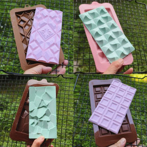 Rectangular Chocolate Mold Edible Silicon Full-Plate Square Heatproof Baking Cake Handmade DIY Abrasive Tool