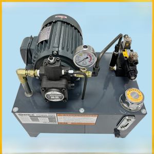 High Frequency Hydraulic Station Oil Pump Cylinder 0.75KW Hexagonal Pump Stand 1.5KW Chuck VP20 Oil Pressure Station