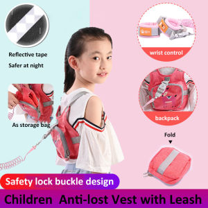 Toddlers Leash Anti Lost Wrist Link Child Kids Safety Harness Kids Walking Wristband Assistant Strap Belt for Girl