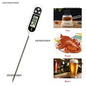 1/2pcs Digital Thermometer Digital Probe Meat/Milk Food Temperature Thermometer Kitchen Cooking Baking BBQ For Kitchen