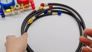 Bộ 3 Dây Nạp Gas TPV 1.5m - Dành Cho R134A R410A R22 - Dây Nạp Gas Điều Hòa Chuyên Dụng