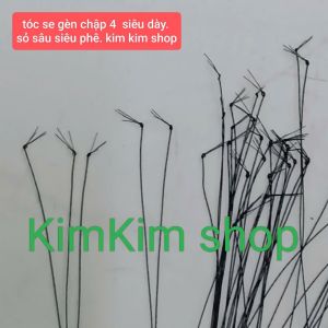 (Tóc Chập 4 Bản nâng cấp)Combo 10 sợi tóc Se Gèn Siêu dày chập 4 Dài 12_14cm se Gèn siêu phê siêu đã. Hàng loại 1 đẹp hơn hình.
