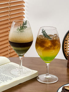 Japanese Mokumoku Series Champagne Glass Wine Glass Special Mixed Cold Drink Glass TikTok Famous Cocktail Cup High Aesthetic Value