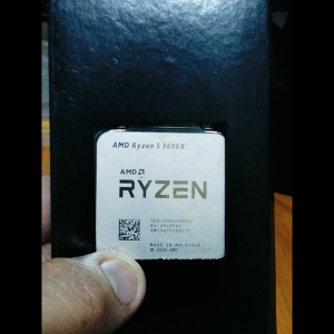 AMD Ryzen 5 5600X Processor - 6 Cores 12 Threads - 3.7 GHz Base Clock - 4.6 GHz Boost Clock - 35W TDP - Made in Malaysia