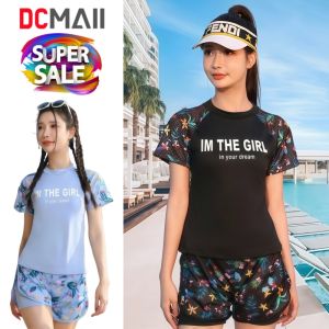 ชุดว่ายผู้หญิงวัยรุ่น เสื้อ+กางเกง มี3สี ขนาดสินค้า เสื้อรอบอก28นิ้ว ยาว20นิ้ว กางเกงรอบเอว24นิ้ว ยาว9นิ้ว (ขนาดก่อนยืด) สินค้าพร้อมส่ง