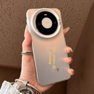 SHUXIE | Ốp Lưng Silicone Mỏng Màu Đục Cho Huawei Với Chúc Mừng May Mắn Phong Cách Trung Quốc