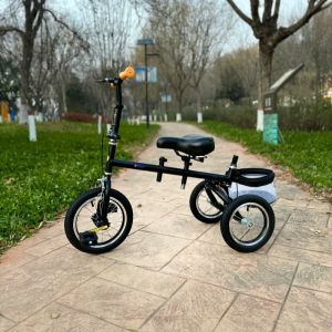 YUANZHENQICAI | Lightweight Foldable Childrens Tricycle