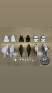 350 Series Aluminium Window Crescent Lock / Sliding Window Lock Kunci Tingkap (Silver White Black)