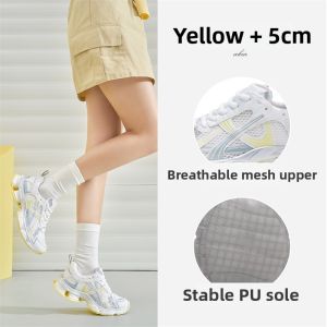 Josiny | Platform Womens Dad Sneakers White Breathable