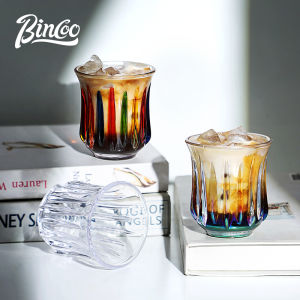 Bincoo cốc thủy tinh chất lượng cao chịu nhiệt cốc cà phê uống nước trái cây Glass drinkware drinkware cho nhà và văn phòng