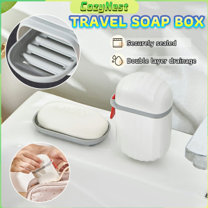 C.N. Soap Travel Case Outdoor Portable Soap Box Organizer Waterproof Bathroom Soap Plate