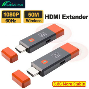 Kebidumei 1080P Wireless Video Transmitter Receiver 50M 5.8G HDMI-compatible Extender Adapter TV Stick For TV Monitor Projector