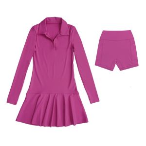 CJLINDF | Multi-sport Womens Long Sleeve Tennis Dress