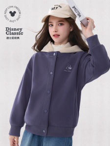 Disney Girls Jacket Autumn Wear Casual Stylish Childrens Sweatshirt Big Kids Top Teenage Clothing Cotton Polyester Blend