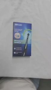Hailicare | Rotating Toothbrush 5 Modes 4 Heads 7500RPM 30-Day Battery IP67 Waterproof 2-Min Timer USB Rechargeable Home Travel Black White
