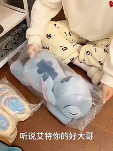 หมอนตุ๊กตา Lilo & Stitch ลูกสุนัขขี้เซาตัวใหญ่ 50 ซม. ของเล่นตุ๊กตาคู่ของขวัญสำหรับแฟนหนุ่ม