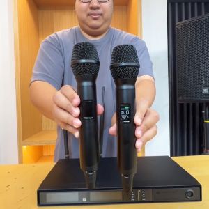 Relacart UR-280 ไมโครโฟนไร้สายคู่ ย่าน UHF มาพร้อมจอแสดงผล ฟังก์ชันครบ เปลี่ยนหัวไมค์ได้ AT Prosound