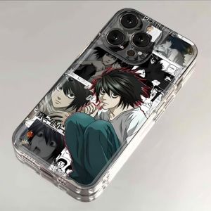 Anime The Death Note Phone Case for iPhone 18 17 16 15 14 Pro Max 13 12 Mini 11 XR Soft TPU Protective Clear Fundas Cover