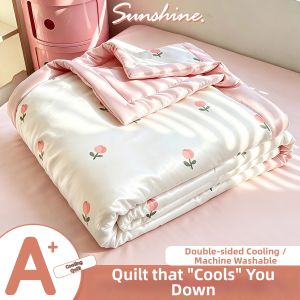 YASHU | Cool Feeling Icy Silk Quilt Single Bed Air Conditioning Compatible