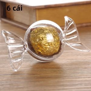 6 Chiếc Mini Hình Kẹo Hộp Nhựa Cho Đám Cưới Sinh Nhật Cho Bé Dễ Thương Đồ Ngọt Hộp Đựng Trẻ Em Quà Tặng
