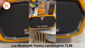 Loa Bluetooth Tonino Lamborghini TL89 – Da Nappa Logo mạ vàng 18K có TWS CS 20W