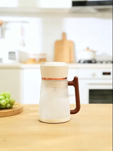 600ML Portable Juicer USB Rechargeable Wireless Electric Juicer Cup Multifunction Outdoor Home Small Fruit Juice Blender