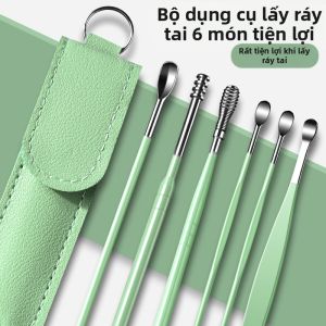 XIAOTIANLAI | Bộ Dụng Cụ Vệ Sinh Tai an Toàn 6 Món Dùng Tại Nhà Đồ Dùng Vệ Sinh Cá Nhân Thiết Bị Chuyên Dụng Để Đào Tai