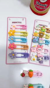 Jepit rambut anak hair clips karakter hewan lucu isi 5 pcs