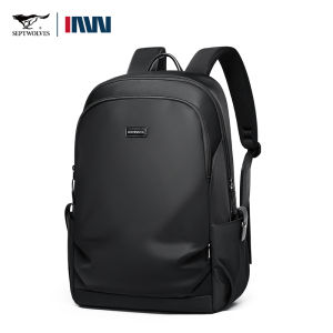 SEPTWOLVES genuine leather business bags for men Waterproof High Quality modern Laptop Bagpack outdoor backpack Work