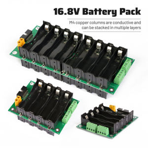DIY 12V 14.4V 14.8V 16.8V 90A 1000W Solderless 4S 3.6/3.7-4.2V 18650 Lithium Battery Management System BMS Protection Board Battery Box BMS 4S 30A 60A 90A 16.8V 18650 Power Wall Layer Build Lithium Battery Balancer Pack Holder Box Power Bank DIY Ebike UPS