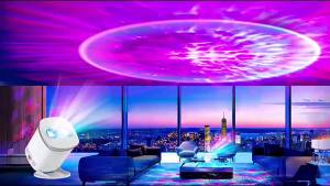 Sunset Light Projector Galaxy Starry Sky Projection Light with Remote Control Home Living Room Bedroom Party Nebula Light