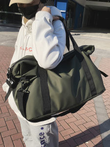 Short-Distance Travel Bag Mens Large Capacity Sports Gym Bag Trendy Lightweight Tote Luggage Bag Business Trip Travel Storage Bag